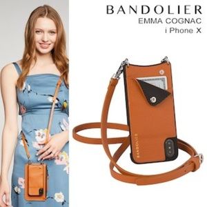 Bandolier Emma Cognac with pouch